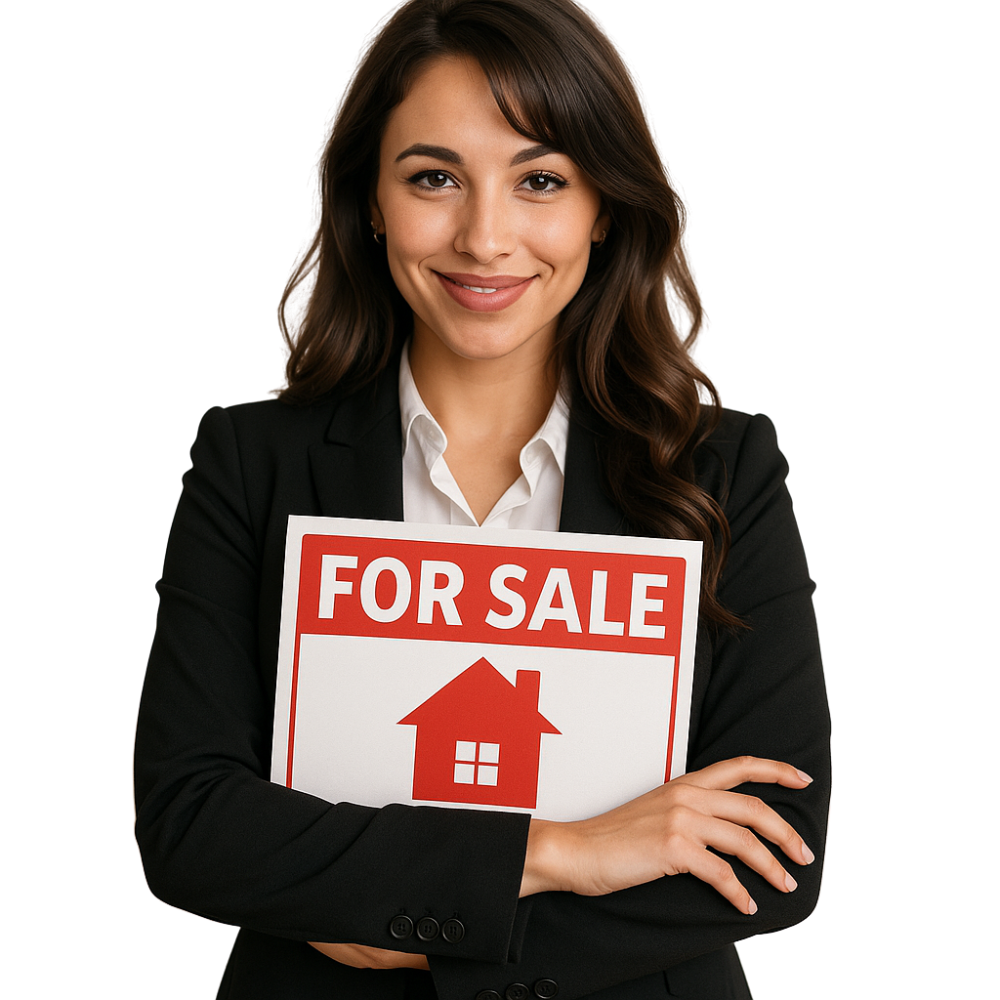 Dashboard de un CRM inmobiliario mostrando métricas de prospectos y cierres de ventas