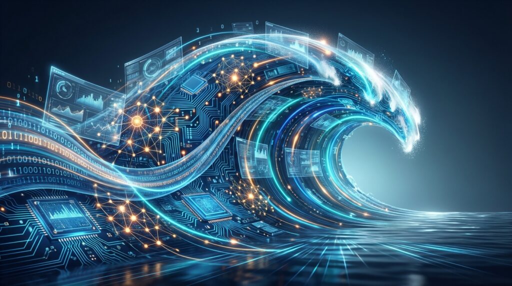 Portada editorial sobre la ola de inteligencia artificial